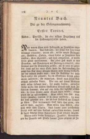 Neuntes Buch. Bis zu der Gefangennehmung