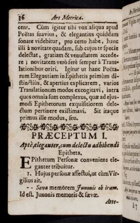 36-46, Praeceptum I - VII