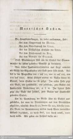 Metrisches System