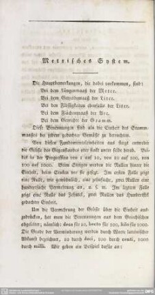 Metrisches System