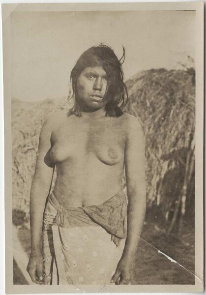 Mataco Indian woman in Esperanza, Argentina