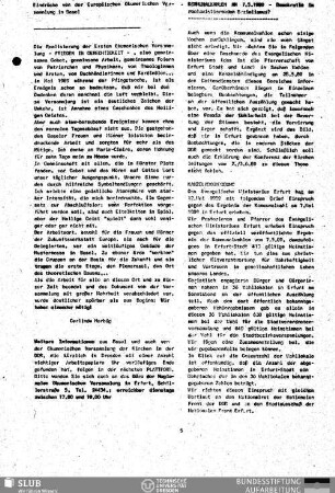 Kommunalwahlen am 7.5.1989 : Demokratie im real existierenden Sozialismus?