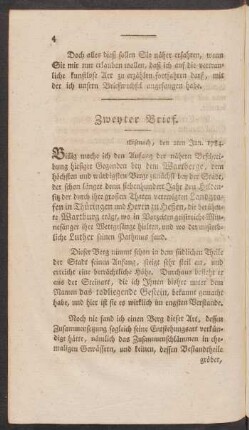 Zweyter Brief.