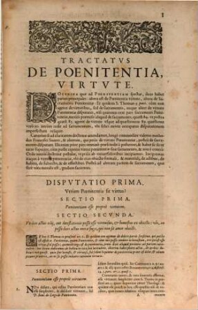 Disputationes scholasticae de virtute et sacramento poenitentiae