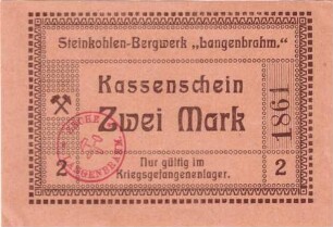 Lagergeld des Kriegsgefangenenlagers Zeche Langenbrahm,