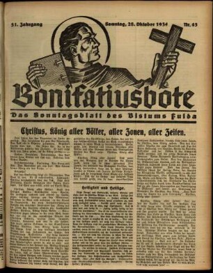 Ausgabe vom Sonntag, den 28. Oktober 1934.