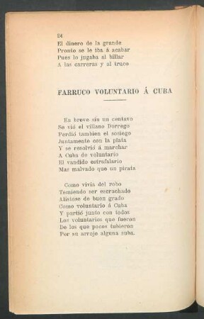 Farruco voluntario á Cuba