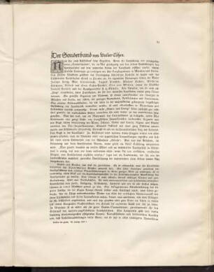 Der Sonderbund