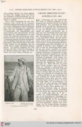 19: Grosse Berliner Kunstausstellung 1904
