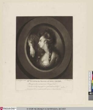 M.rs YATES in the Character of JANE SHORE