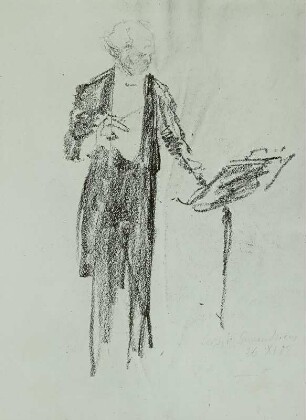 Ernst von Schuch im Gewandhaus : Sterl, Robert: Generalmusikdirektor Ernst Edler von Schuch, am 26.11.1908 im Gewandhaus Leipzig dirigierend