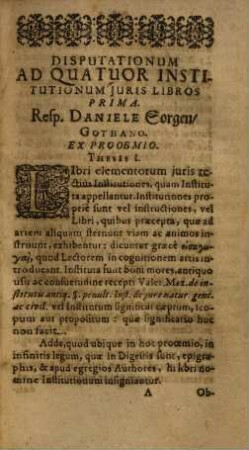Bernhardi Schotani, JC. Disputationes Juris Anniversariae