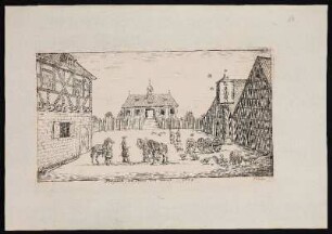 Maÿach. ein Stund von Nürnb. 1708. - Herrensitz Maiach, Nürnberg-Eibach