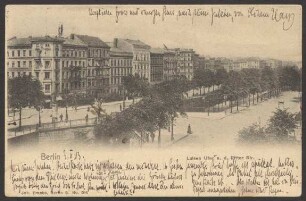 Ansichtskarte Luisenufer an der Ritterstraße