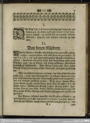 II. Von denen Gliedern