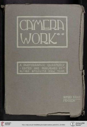 Camera Work: A Photographic Quarterly