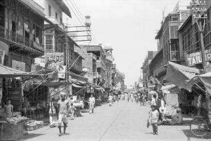 Keine Beschreibung [Dehli: Straßenszene, Markt]