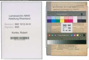 Entnazifizierung Robert Konke , geb. 17.08.1893 (Verw.Angest.)
