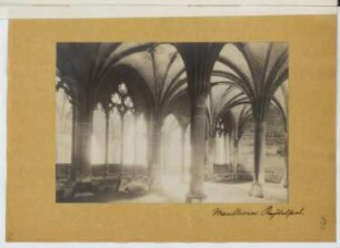 Kloster Maulbronn: Innenansicht Kapitelsaal (aus: Skizzen- und Fotoalbum 24)