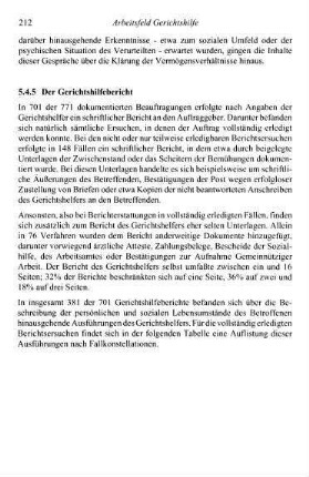 212-217, 5.4.5 Der Gerichtshilfebericht
