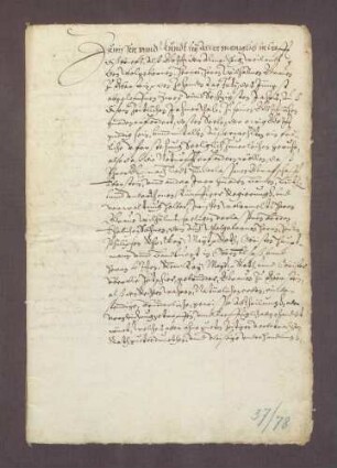 Vertrag zwischen den Grafen Philipp und Otto von Eberstein über das Erbe ihres Vaters, Graf Wilhelm von Eberstein; - Phillpp erhält die Grafschaft