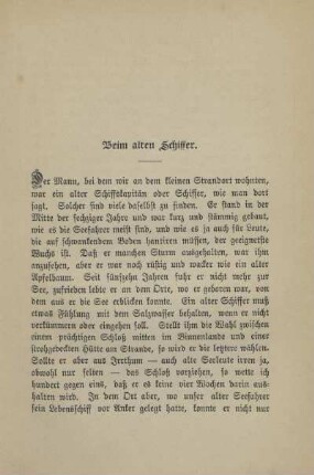 Beim alten Schiffer