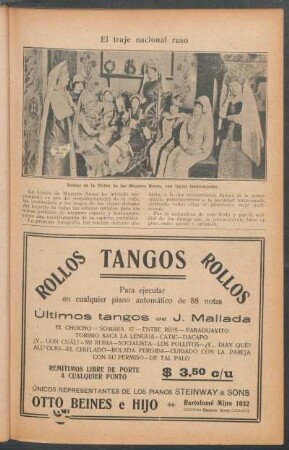 El traje nacional ruso