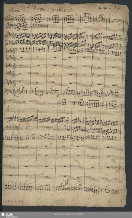 Sei hochgelobt barmherz'ger Gott - Mus.2-E-605 : V (3), Coro, orch, bc; HoWV II.97