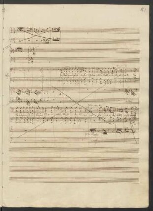 Stücke für Tasteninstrument. Fragmente; pf; a-Moll; MWV deest