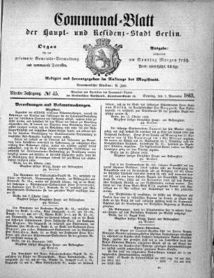1863,45: No. 45, 1. November 1863