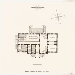 Herrenhaus Hohenborn bei Kassel Umbau: Grundriss EG 1:100
