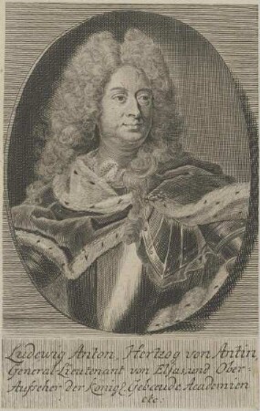 Bildnis des Ludewig Anton, Herzog von Antin