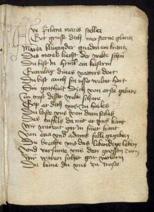 Hymnus 'Ave praeclara maris stella'