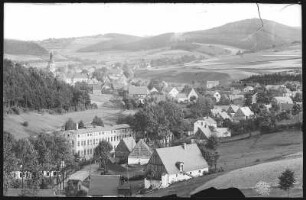 Geising. Blick auf Geising