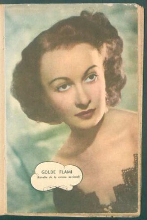 Golde Flami (estrella de la escena nacional) - [Retrato]