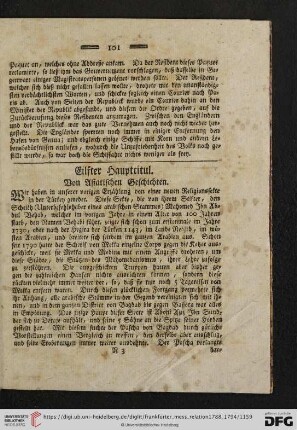 Eilfter Haupttitul: Von Asiatischen Geschichten
