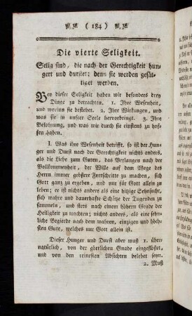 184-197, Die vierte Seligkeit