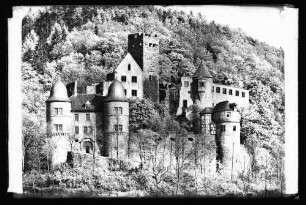 Gesamtansicht der Burg Wertheim