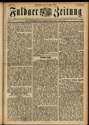 Ausgabe vom Dienstag, den 02. Juni 1891.