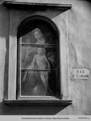 Tabernacolo della Madonna del giglio - Madonna mit Lilie und Jesuskind