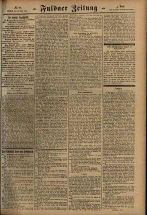 Zweite Ausgabe vom Mittwoch, den 24. März 1915.