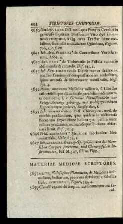 Materiae Medicae Scriptores