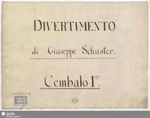 Divertimentos - Mus.3549-T-7a : cemb (2) : C
