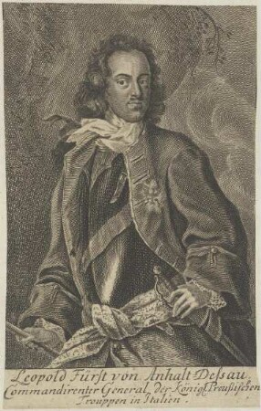 Bildnis von Leopold, Fürst von Anhalt Dessau
