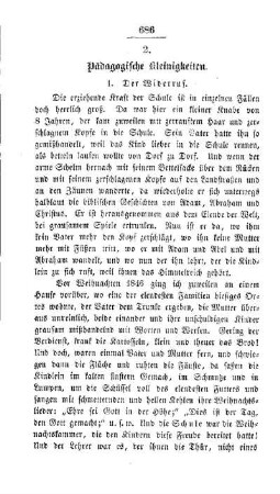 Pädagogische Kleinigkeiten