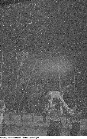 Dresden, Gastspiel des Zirkus Barley, 1957