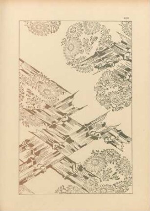ADD [Motif de décor (Bambous et chrysanthèmes)]