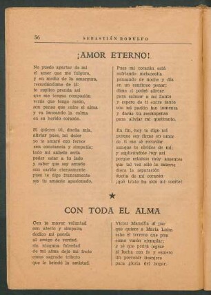 ¡Amor eterno!