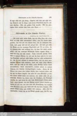 Schleiermacher an seine Schwester Charlotte. Landsberg, den 13ten October 1794.