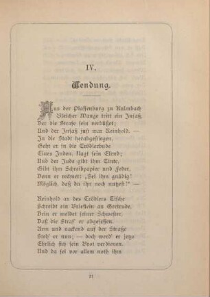 IV. Wendung.